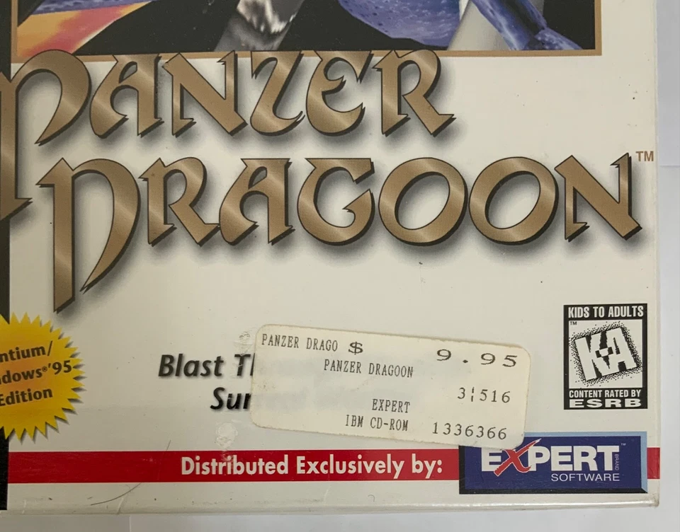 Panzer Dragoon Sega PC Collection Expert Software CD-Rom 1997 - Image 2 of 4