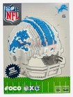Detroit Lions Foco Nfl Brxlz Team Helmet 3-D Construction Block Set!