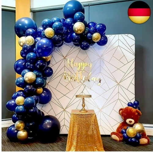 Luftballons Dunkelblau Navy Blau SKYIOL 95 Stück Helium Ballons Girlande Marine - Bild 3 von 5
