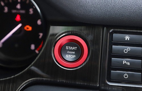 For Range Rover Evoque 2012-2019 Red Aluminum Start Button Ignition Switch Cover - Bild 6 von 18