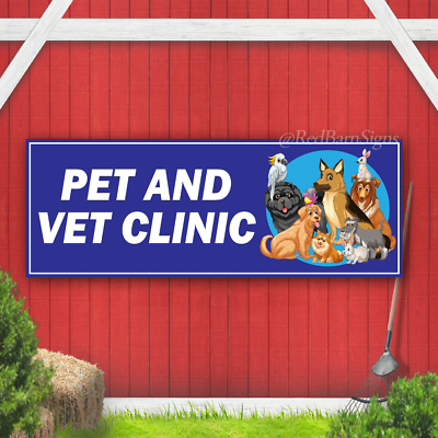Pet And Vet Clinic Indoor Outdoor Vinyl Banner Design