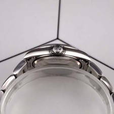 Rolex Oyster Perpetual 31mm Stainless Steel Baby Blue Dial Watch Ref 77080 8