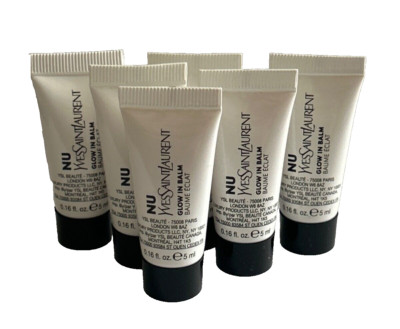 6x Yves Saint Laurent NU Glow In Balm Face Primer 0.16fl.oz./5ml x 6 Travel Size
