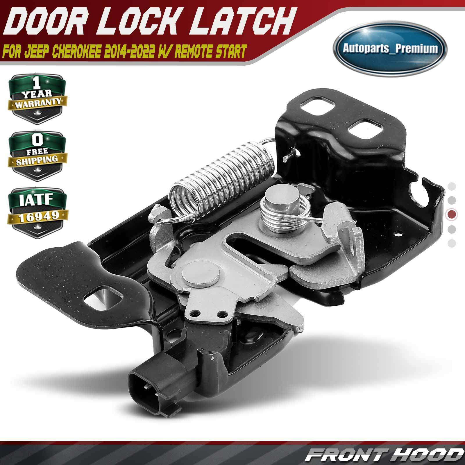 Front Hood Latch Lock for Jeep Cherokee 2014-2022 Sport Utility w/ Remote Start