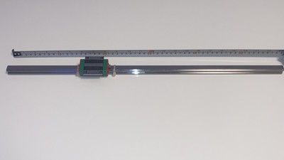 Hiwin Linearführung mit 1 Schlitten HGWI5CCH 2078T-IA Länge 580 x 18 x 18mm NEU 
