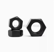 Fine Thread Black 10.9 Steel Hexagon Nuts Hex Nuts M8 M10 M12 M14 M16-M30