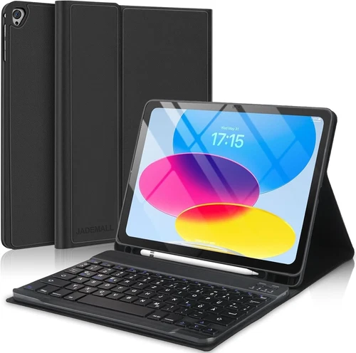Custodia per Ipad 10 Generazione Con Tastiera per Ipad 10.9 Pollici 2022, Tastie