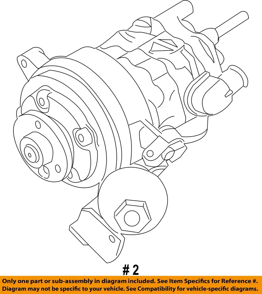 Bomba de dirección asistida usada se adapta a: BMW 745I grado A 2004 Foto 2 de 3