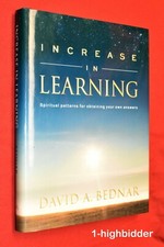 MINT! Increase in Learning 1st Ed HCDJ + DVD by David A Bednar LDS Mormon