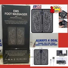 EMS Foot Massager Neuropathy Circulation Pain Relief Electrical Muscle Stimulati