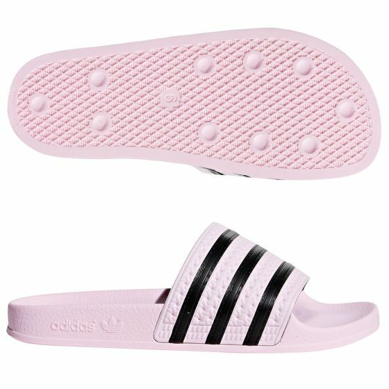 pink adidas slides size 6