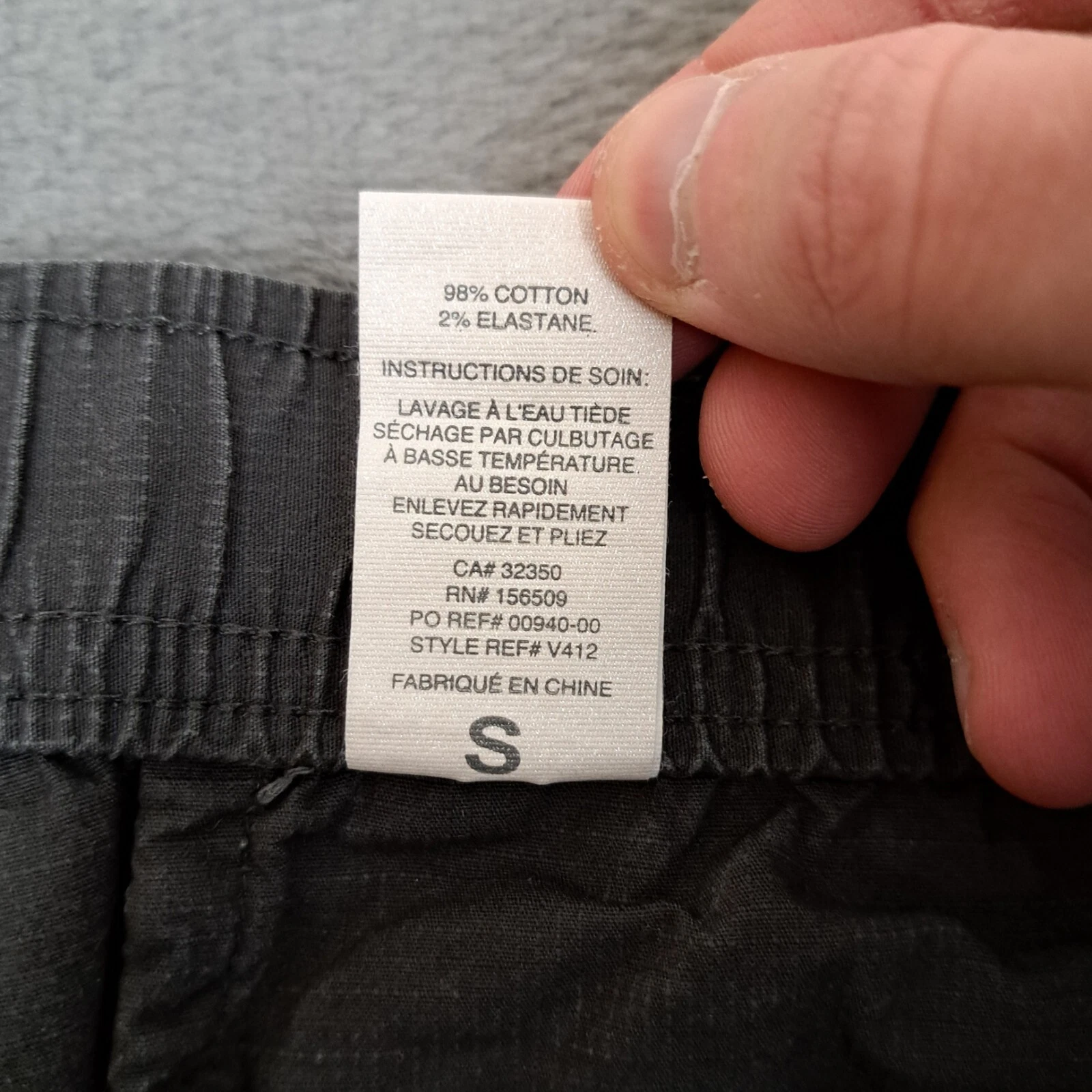 vuori ripstop climber tapered elastic waist pants