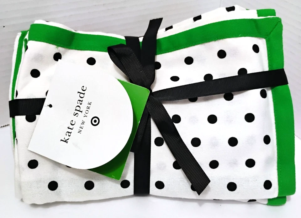 Kate Spade x Target  Polka Dot 4Ct Fabric Cloth Dinner Napkins - SOLD OUT! NWT - Image 2 of 4