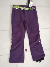 SPYDER Women Venom Purple Ski Snowboard Pants Snow Outerwear Sz 8 NWT