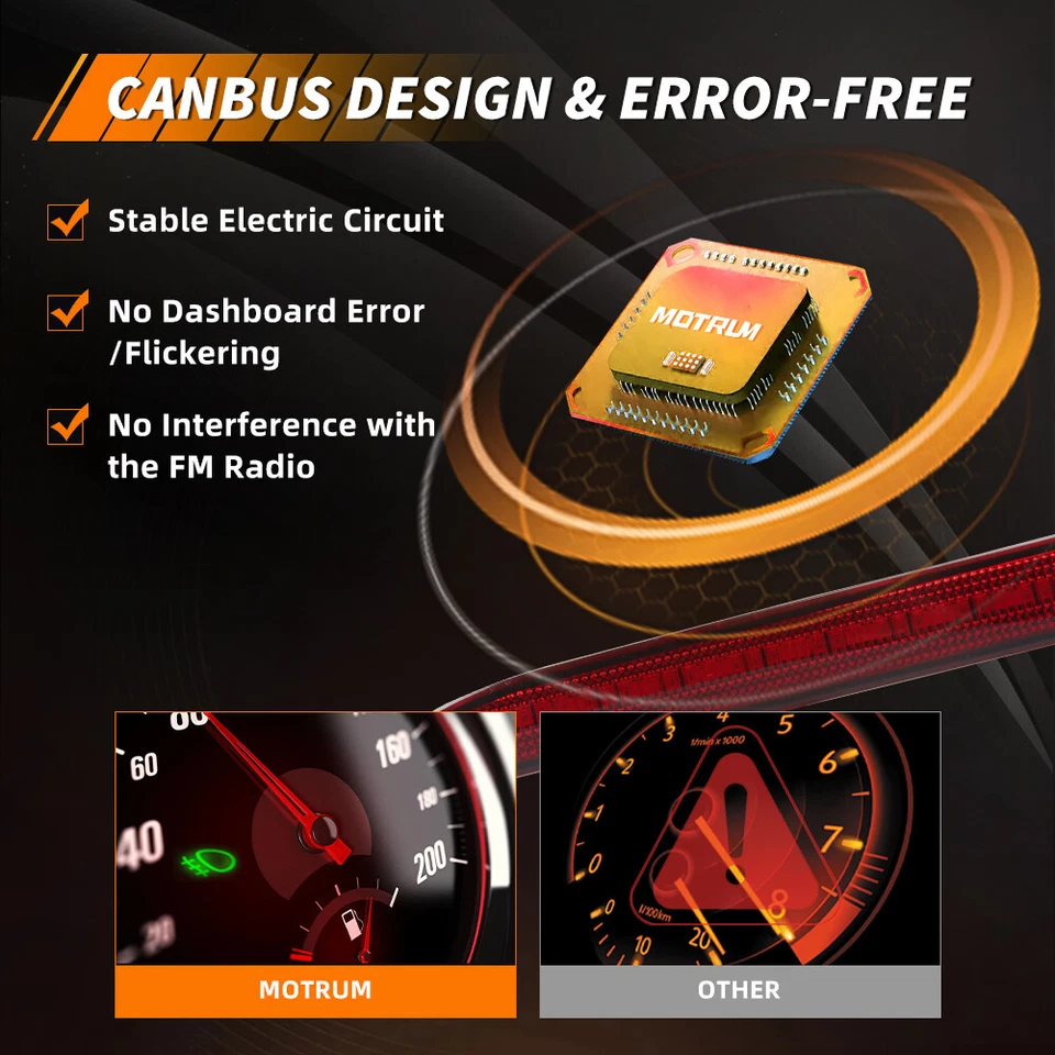 Luces reflectoras de parachoques trasero LED rojas para sedán Taurus & Police Interceptor 13-19 Foto 3 de 4