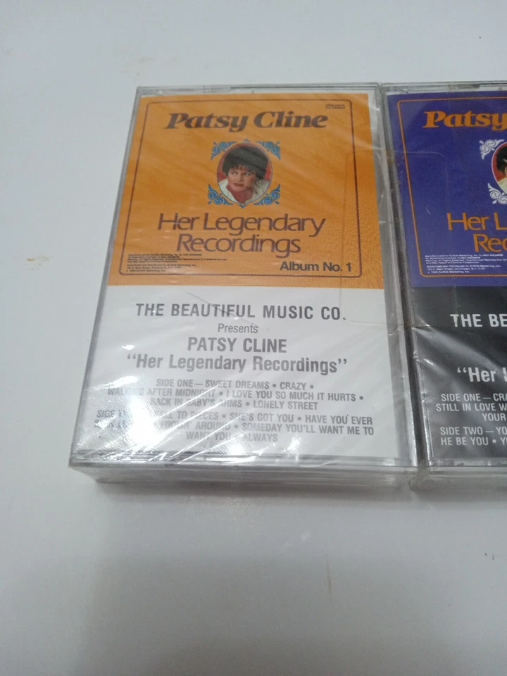 Patsy Cline - 2 Cassettes *UNOPENED* Her Legendary Recordings - Album No. 1 & 2 - Image 2 of 4