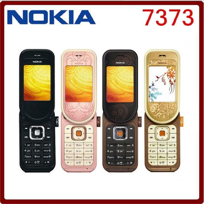 Nokia 7373 Mobile Phone Bluetooth 2MP 2G GSM Camera FM Music Cell