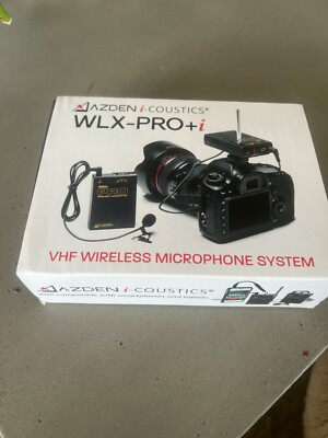 Azden WLX-PRO+i VHF Wireless Lavalier Mic System for Cameras and Mobile Devices