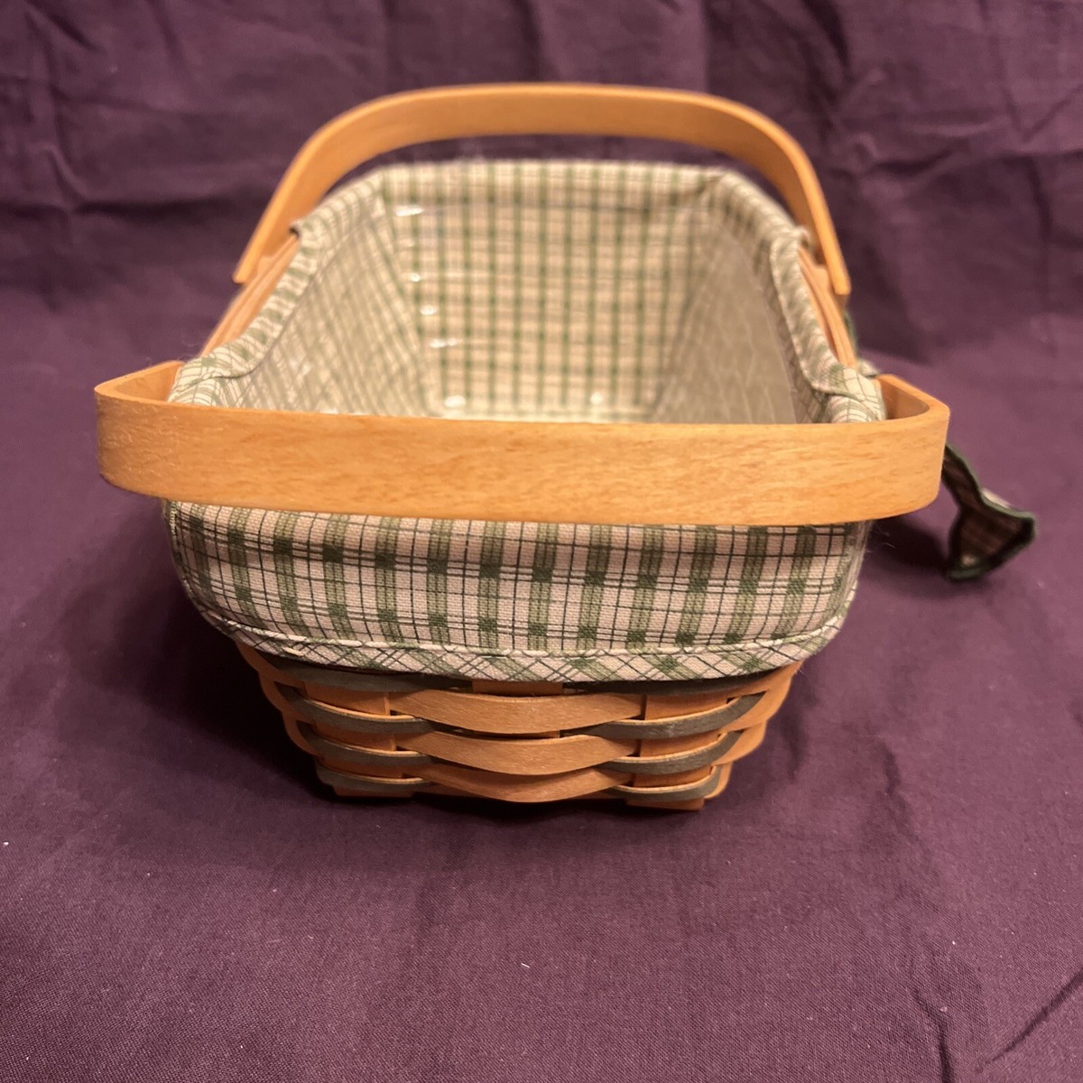 Longaberger Homestead Woven Memories Basket Year 2001 W/liner | eBay