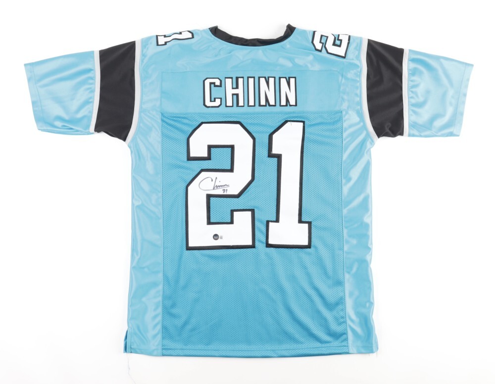 Jeremy Chinn Autographed Signed Carolina Panthers Panthers Jersey (Beckett) Carolina 2020 2nd Round Pick D.B 