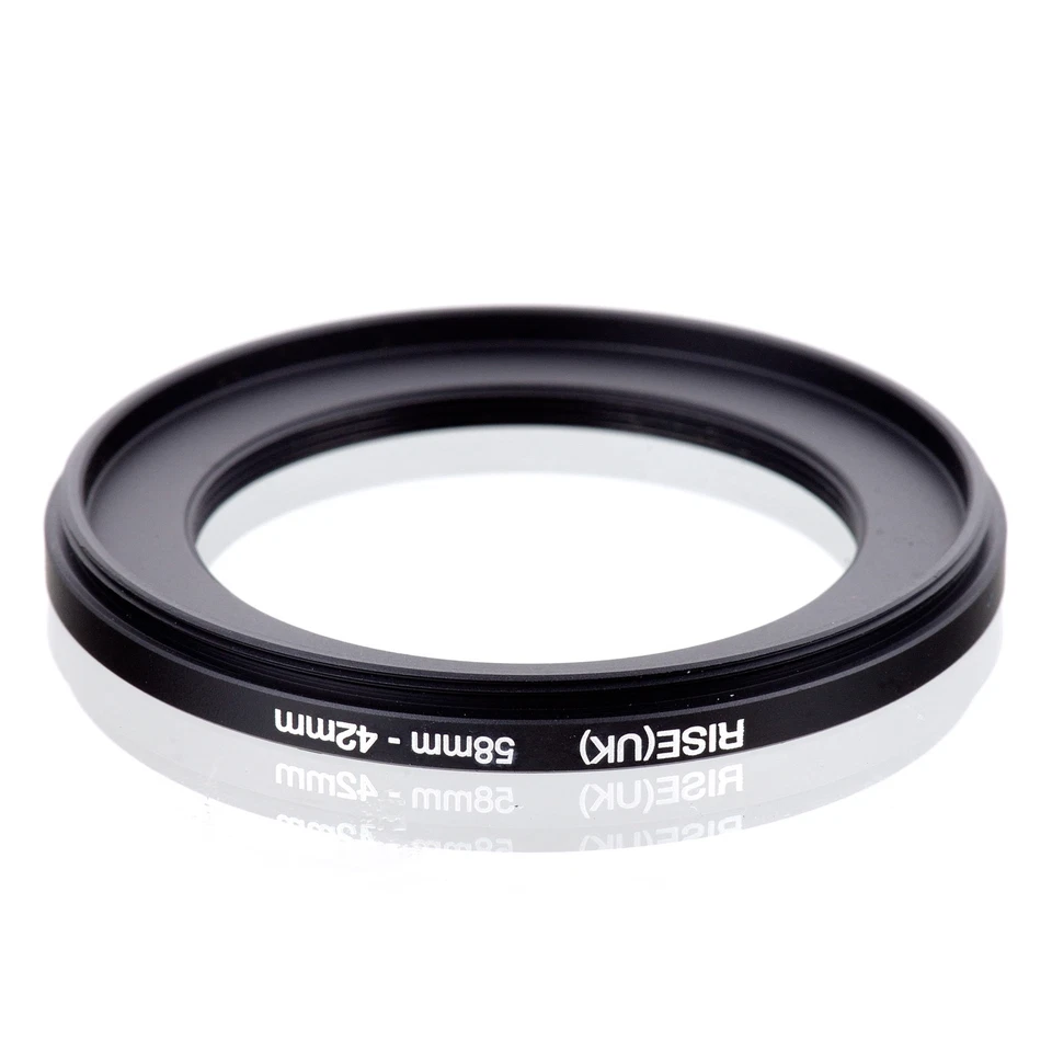 RISE (UK) 58-42MM 58MM-42MM 58 to 42 Step Down Ring Filter Adapter - Image 3 of 3