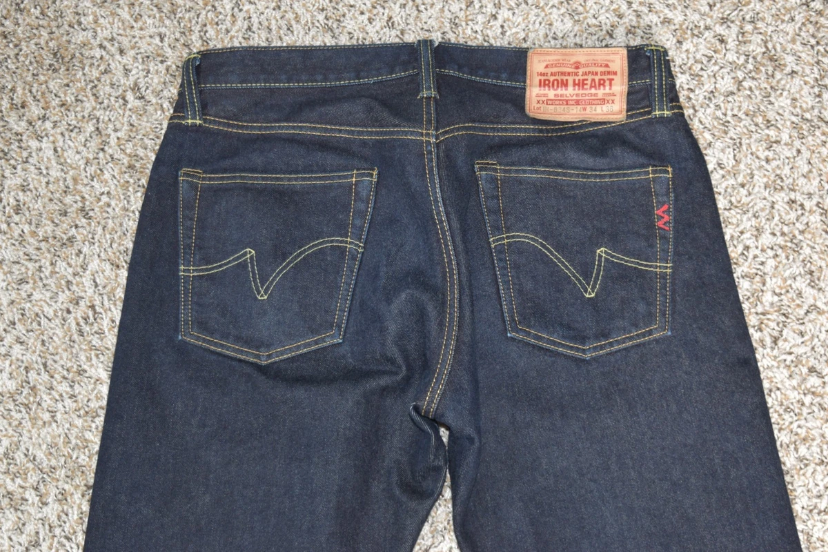 Iron Heart Denim Blue Jeans for Men for sale | eBay