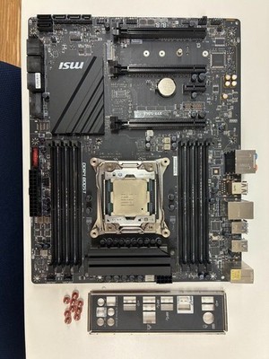 MSI X99A SLI PLUS Mainboard mit Intel Core i7-6800K CPU 6-Core 3,4GHz getestet