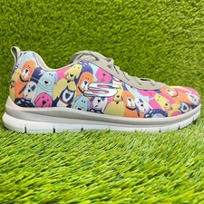 Skechers Comfort Flex Hc Waggey Womens Size 10 Gray Pink Work Shoes Sneakers