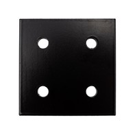 Montageplatte 8080-4 FüR Aluminiumprofile Schwarz 80X80X6Mm 4040 8080 Profile
