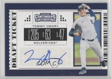 2019 Panini Contenders Draft Picks Draft Ticket Auto Tommy Henry #44 Auto 02l6