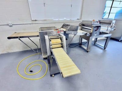 Rondo Croissant Calibrator, Cutter, & Curler Production Line