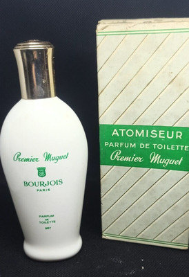 BOURJOIS PARIS PREMIER MUGUET PARFUM DE TOILETTE ATOMISEUR   VINTAGE 52CC
