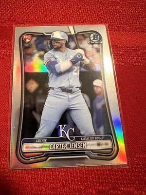 2026 BOWMAN CHROME CARTER JENSEN RC RED VARIATION KANSAS CITY ROYALS
