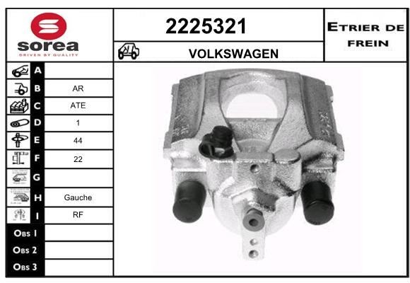 Étrier de frein pour VW Touareg 2.5 R5 TDI pour résoudre le blocage de roue arrière
