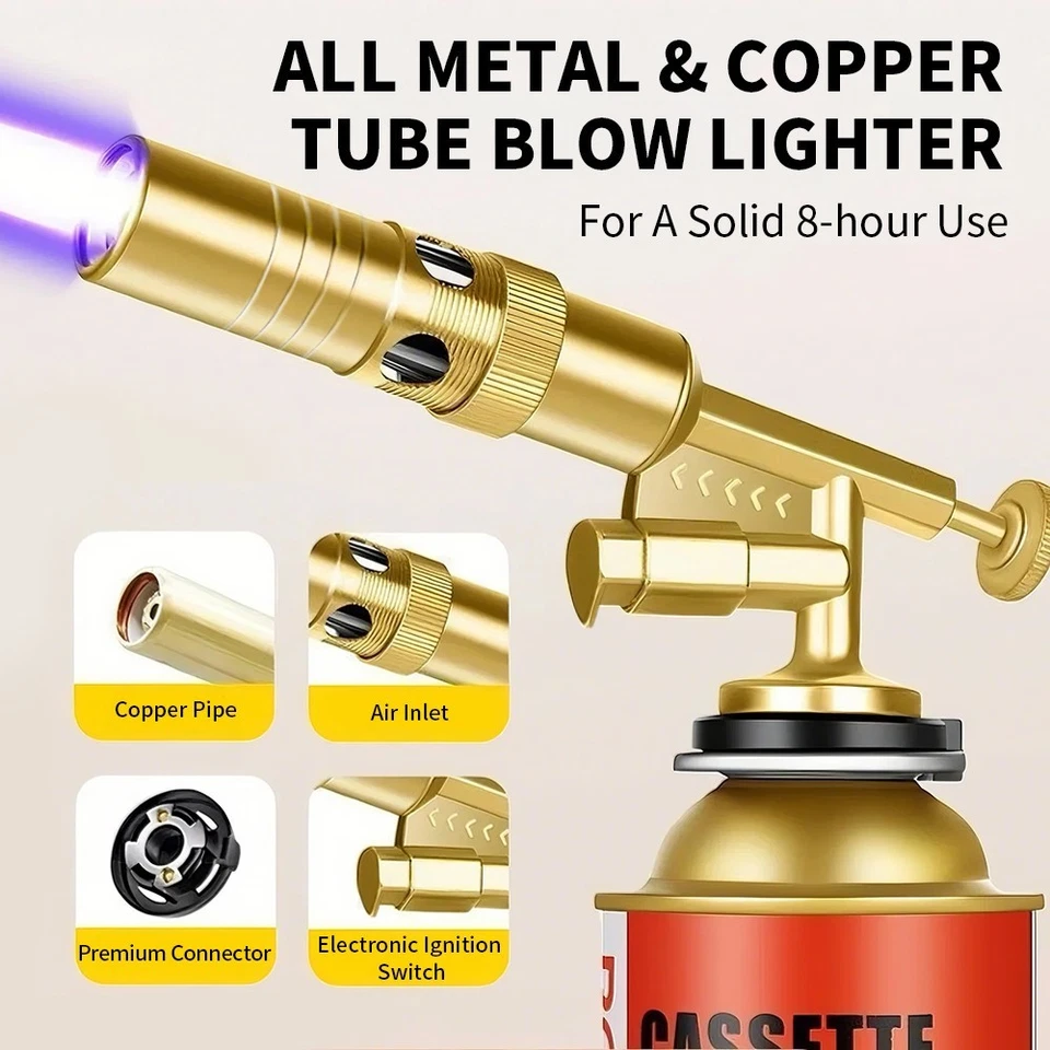 Yaesina Kitchen Butane Torch Culinary Blow Torch Lighter (Butane Not Included) - Image 3 of 4