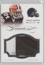 2014 Panini Flawless Patch 15/25 Jordan Cameron #32 Patch 03hd