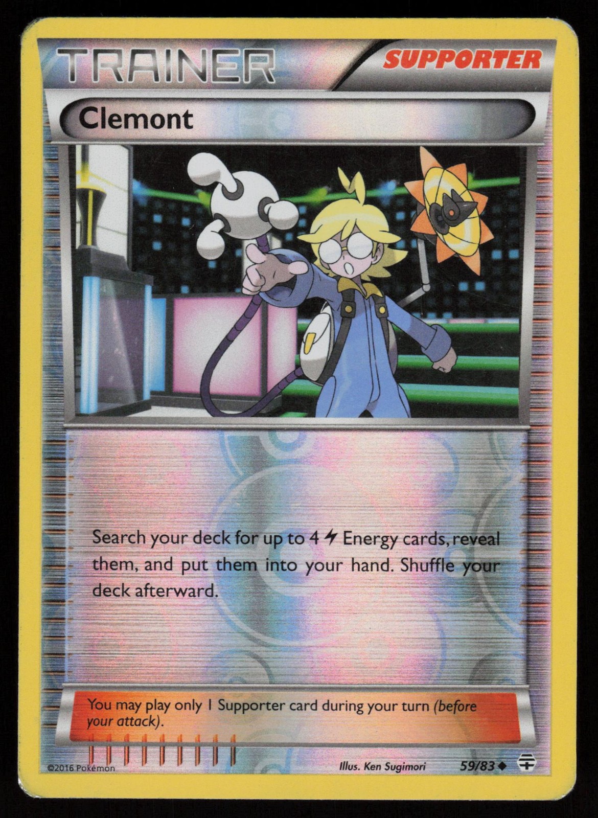 CLEMONT 59/83 UNCOMMON GENERATIONS POKEMON REVERSE HOLO HP