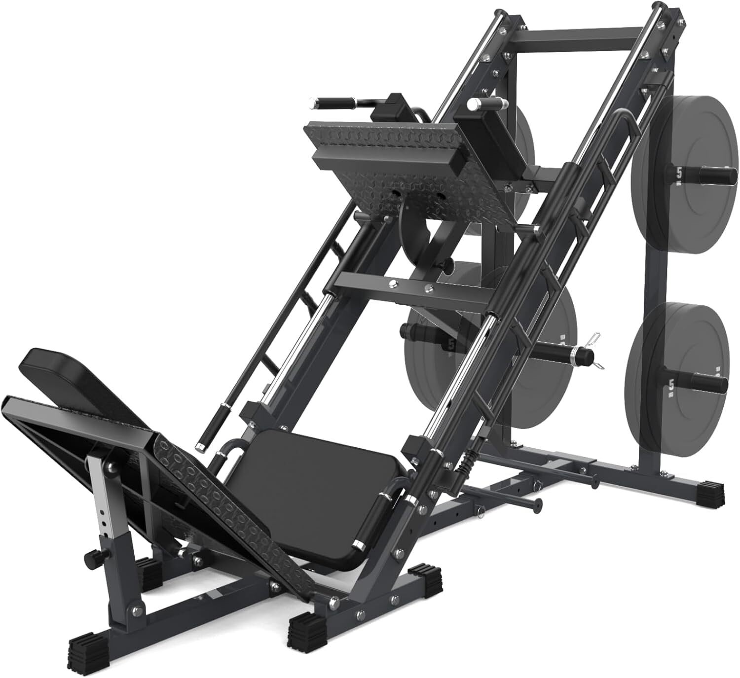 2 in 1 Leg Press Hack Squat Machine Leg Press Machine for Ho