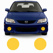 02-03 Mazda Protege Fog Light Yellow Overlays Tint Jdm Sport 5 Edm Hid Smoke Kit