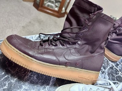 Nike SF Air Force 1 High Top Suede Court Purple Sneaker 864024-500