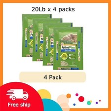 (4 pack) Feline Pine Original 100% Natural Cat Litter, 20 lb, Freeship 0.47 per pound