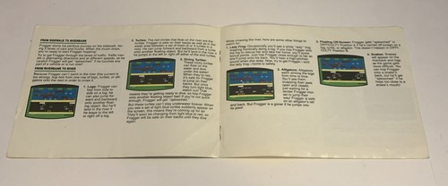 Frogger (Atari 2600, 1982) w/ Manual Cleaned & Tested (JN045) - Picture 5 of 6
