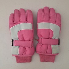 Vtg Women's Pink Winter Snow Gloves Ski Thinsulate Insulated Waterproof Medium