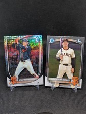 2025 Bowman Chrome - Yulian Barreto Base Willie Adames Mojo Refractor Giants 