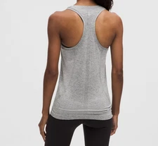 NWT LULULEMON Swiftly Tech Racerback Tank Top Hip Length Slate Grey 2 4 6 $58