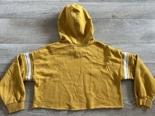 Rip Curl Women’s Hoodie Size XS - Rip Gurl Cropped Sweater - Gold Mustard - Picture 2 of 6