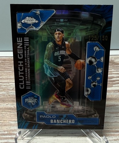 2025-26 TOPPS CHROME PAOLO BANCHERO “CLUTCH GENE” BLUE REFRACTOR /150 MAGIC