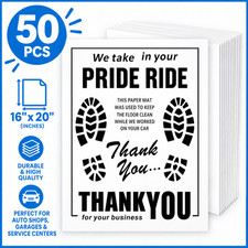 50 Pcs White Car Paper Floor Mats - Disposable Waterproof Auto Foot Pads Cover.. 50 Pcs White Car Paper Floor Mats - Disposable Waterproof Auto Foot Pads Cover..