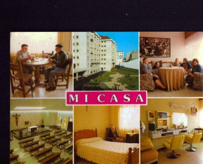 LA CORUNA / EL FERROL (Spain) animated retirement home ''MI CASA'' period 1970