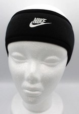 Nike Club Fleece Headband Girls Boys Youth OSFM Black/White NEW NWT